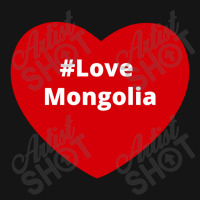 Love Mongolia, Hashtag Heart, Love Mongolia Mesh Cap | Artistshot