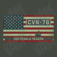 Uss Ronald Reagan Cvn 76 Vintage American Flag Gift Trucker Cap | Artistshot