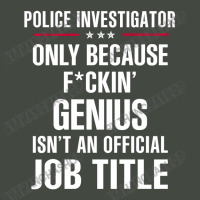 Gift For F Ckin' Genius Police Investigator Trucker Cap | Artistshot