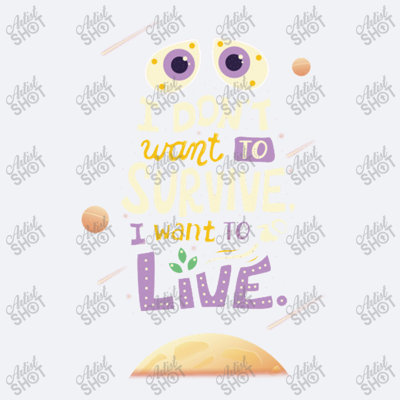 I Want To Live Lettering Trucker Cap by noranajas | Artistshot