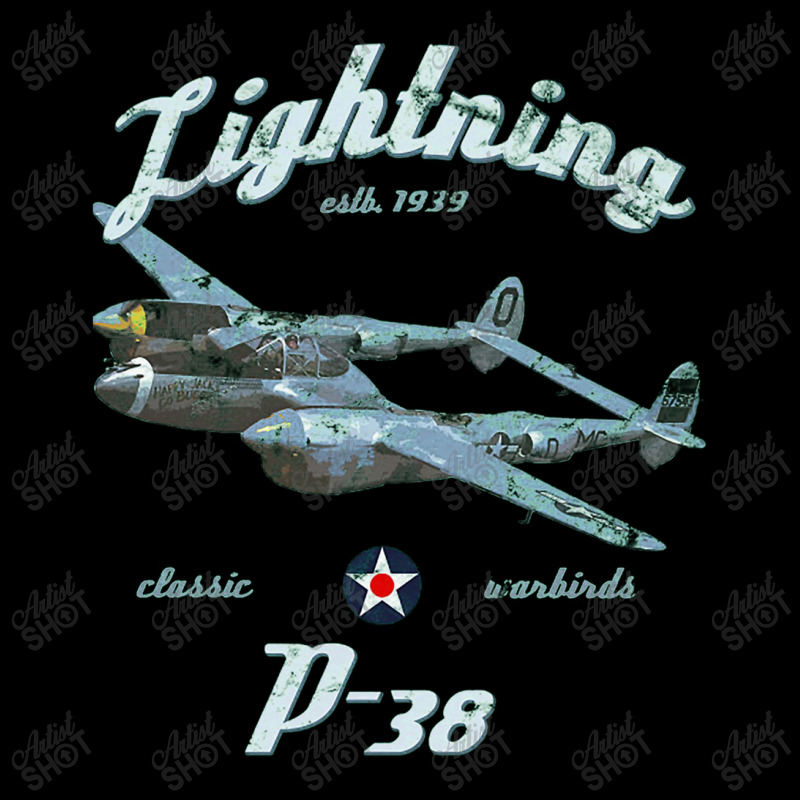 Airplane T Shirtp 38 Lightning Wwii Classic Warbird Camo Snapback by jrestima | Artistshot