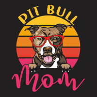 Dog Lover Gift T  Shirt Funny Pit Bull Dog Mom Gift Idea T  Shirt (1) T-shirt | Artistshot