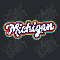 Michigan State Vintage Retro 60 Flat Bill Snapback Cap | Artistshot