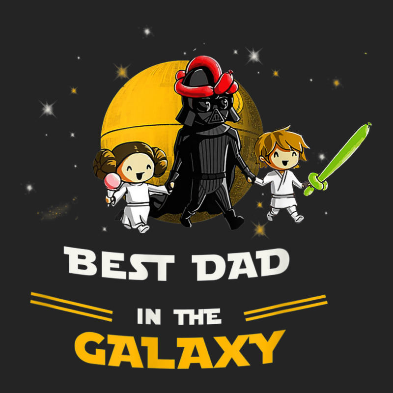 Father Daughter And Son   Best Dad In The Galaxy 3/4 Sleeve Shirt | Artistshot