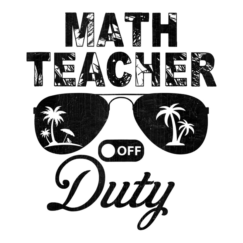 Math Teacher Off Duty Sunglasses Summer Vacation Funny Tank Top Star Paper Bag - 13 X 7 X 13 | Artistshot