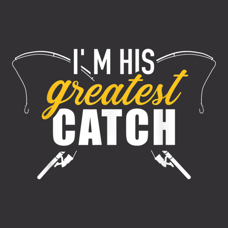 Fishing Im His Greatest Catch Husband Wife Couple Vintage Short | Artistshot