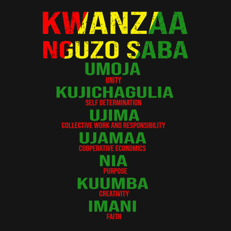 Kwanzaa   Nguzo Saba   The Seven Principles T Shirt Mesh cap by fashionsall | Artistshot