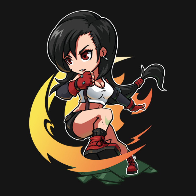 Tifa Cute Chibi Anime Final Fantas Mesh cap by ElizabethTDuval | Artistshot