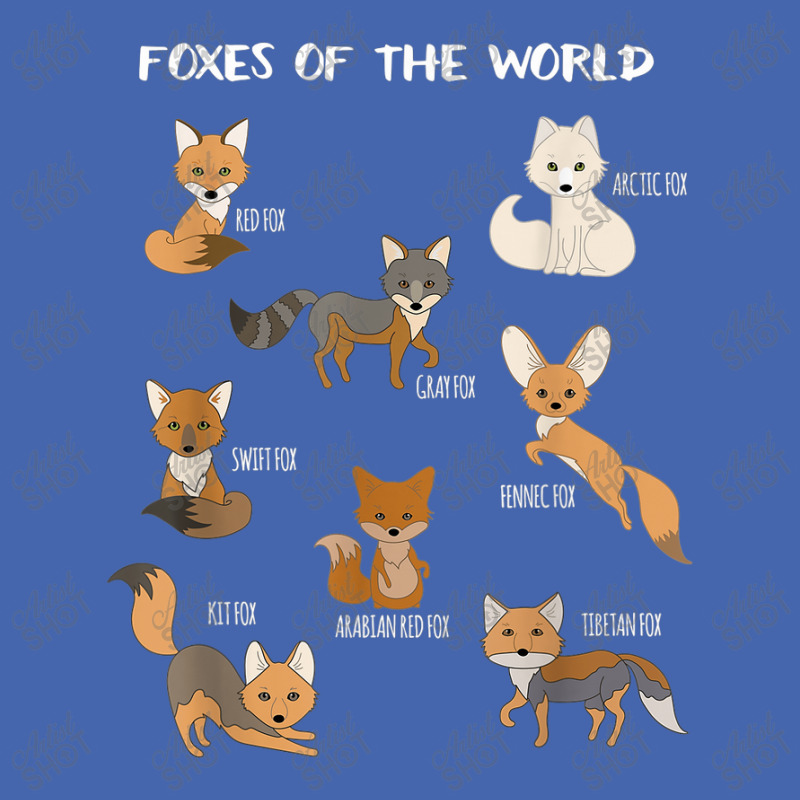 Foxes Of The World Funny Fox Animals Educational Mesh cap by Rainbow90 | Artistshot