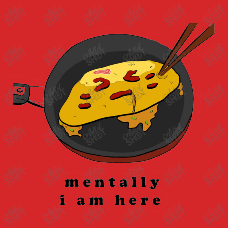 Mentally I Am Here, Omelette Trucker Cap by melcerries | Artistshot