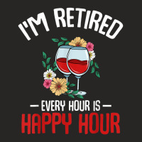 Flower Every Hour Is Happy Hour Ladies Fitted T-shirt | Artistshot