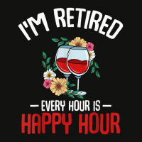 Flower Every Hour Is Happy Hour Scorecard Crop Tee | Artistshot