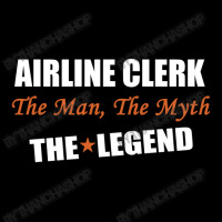 Airline Clerk The Man, The Myth The Legend Camo Snapback | Artistshot