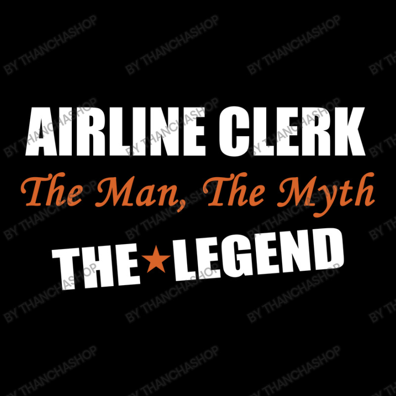 Airline Clerk The Man, The Myth The Legend Camo Snapback | Artistshot