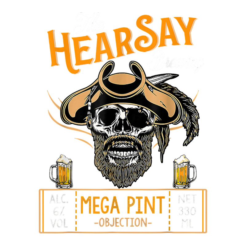 Hearsay Mega Pint Brewing Objection   Mega Pint T Shirt Cub Paper Bag - 8 X 4 1/2 X 10 1/4 | Artistshot