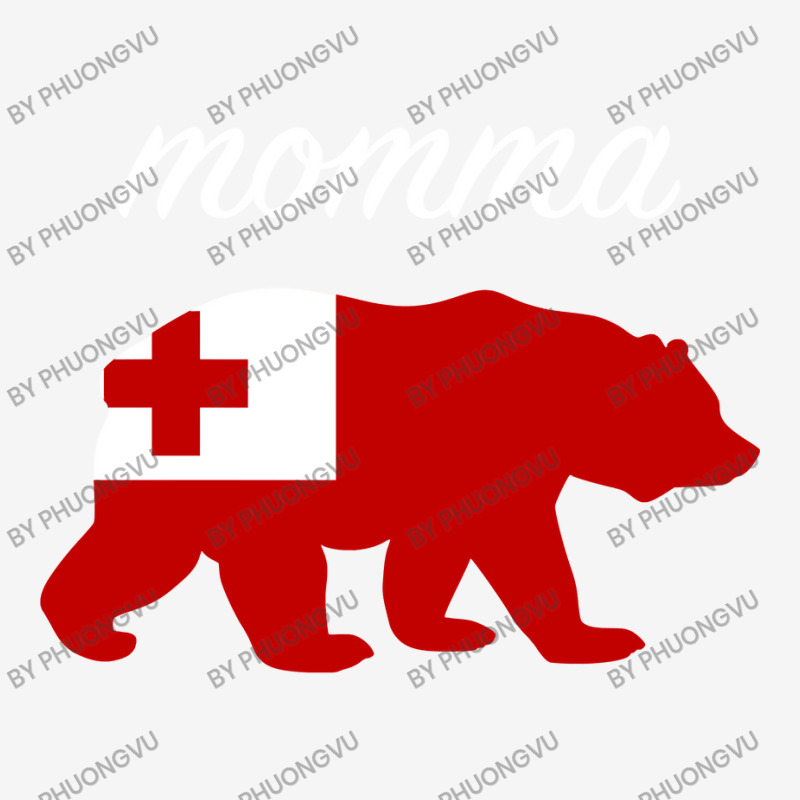 Momma Bear Tonga Flag Tongan Roots Pullover Hoodie Adjustable Cap by phuongvu | Artistshot