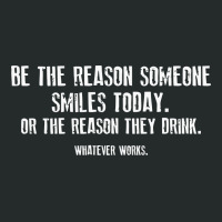 Be The Reason Someone Smiles Today Women's Triblend Scoop T-shirt | Artistshot