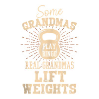 Some Grandmas Play Bingo Real Grandmas Lift Weights Tank Top Mart Paper Bag -13 X 7 X 17 | Artistshot