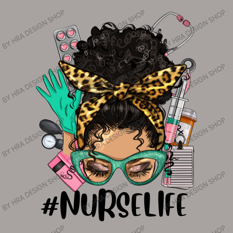 Afro Latina Messy Bun Nurse Life Racerback Tank by HRA Design Shop | Artistshot