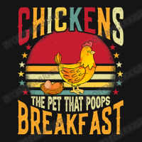 Chicken Cock Chickens The Pet That Poops Breakfast Sarcastic Chicken 9 Mesh Cap | Artistshot