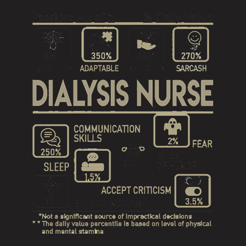 Dialysis Nurse T  Shirt Dialysis Nurse T Shirt   Multitasking Daily Va T-shirt | Artistshot