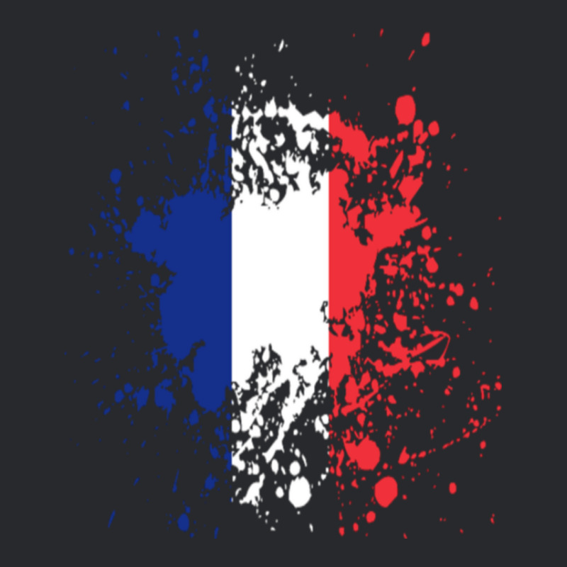 France Ink Spatter Flag Vectors Trucker Cap | Artistshot