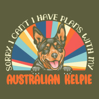 Dog Lover T  Shirt Sorry I Can't Have Plans With My Australian Kelpie Camo Snapback | Artistshot