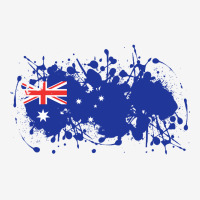 Australia Ink Flag Vectors Flat Bill Snapback Cap | Artistshot