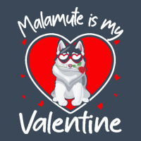 Alaskan Malamute Is My Valentine T  Shirt Alaskan Malamute Is My Valen Flat Bill Snapback Cap | Artistshot