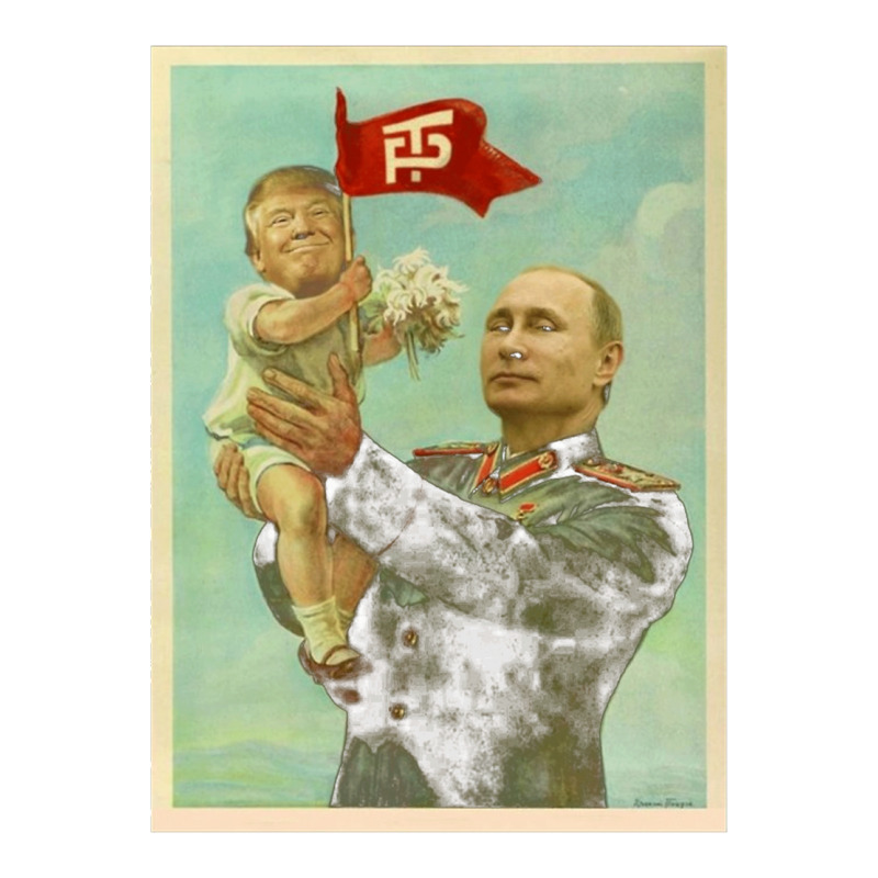 Baby Trump With Putin Debie Paper Bag - 10 X 5 X 13 | Artistshot