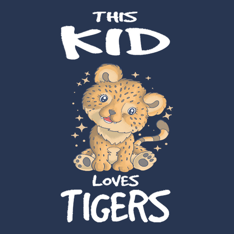 Tiger T  Shirt This Kid Loves Tigers I Toddler I Baby Men Denim Jacket | Artistshot