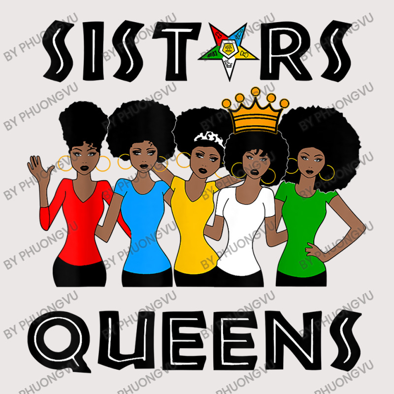 Oes Fatal Sistars Queens Ladies Eastern Star Mother's Day T Shirt Pocket T-Shirt by phuongvu | Artistshot