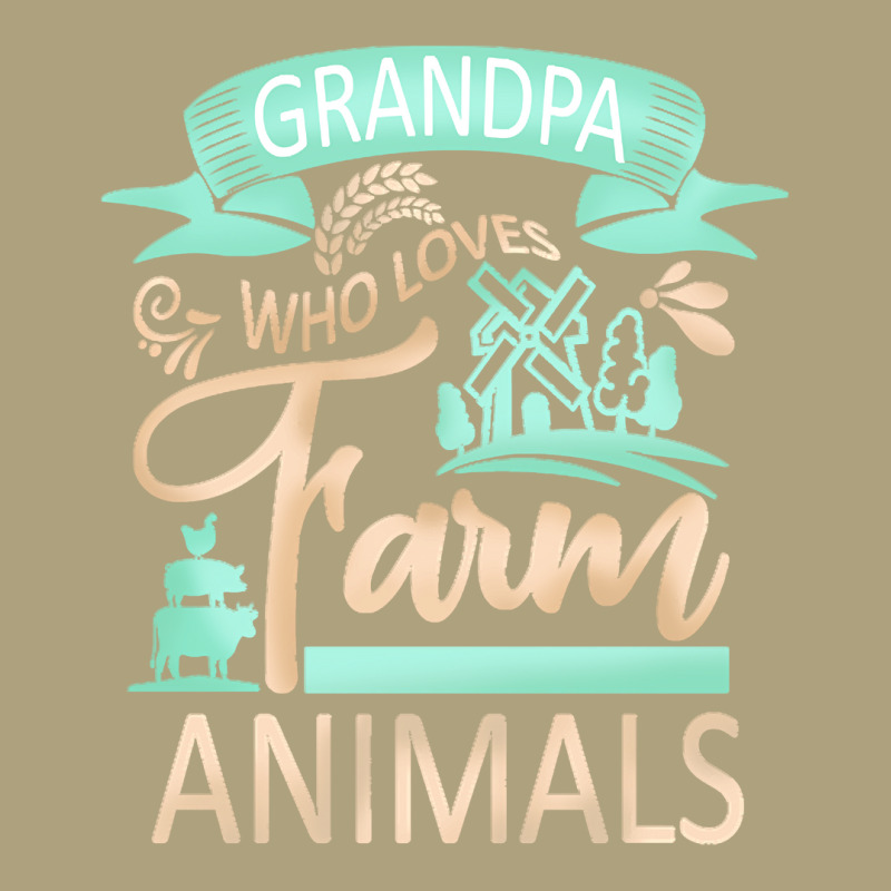 Farm Animals T  Shirt Grandpa Who Loves Farm Animals  Cow Pig Goat Lov Flat Bill Snapback Cap by rubenprohaska567 | Artistshot