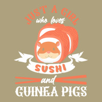 Guinea Pig T  Shirt Girl Who Loves Guinea Pigs Sushi Japan Rodent Fan Flat Bill Snapback Cap | Artistshot