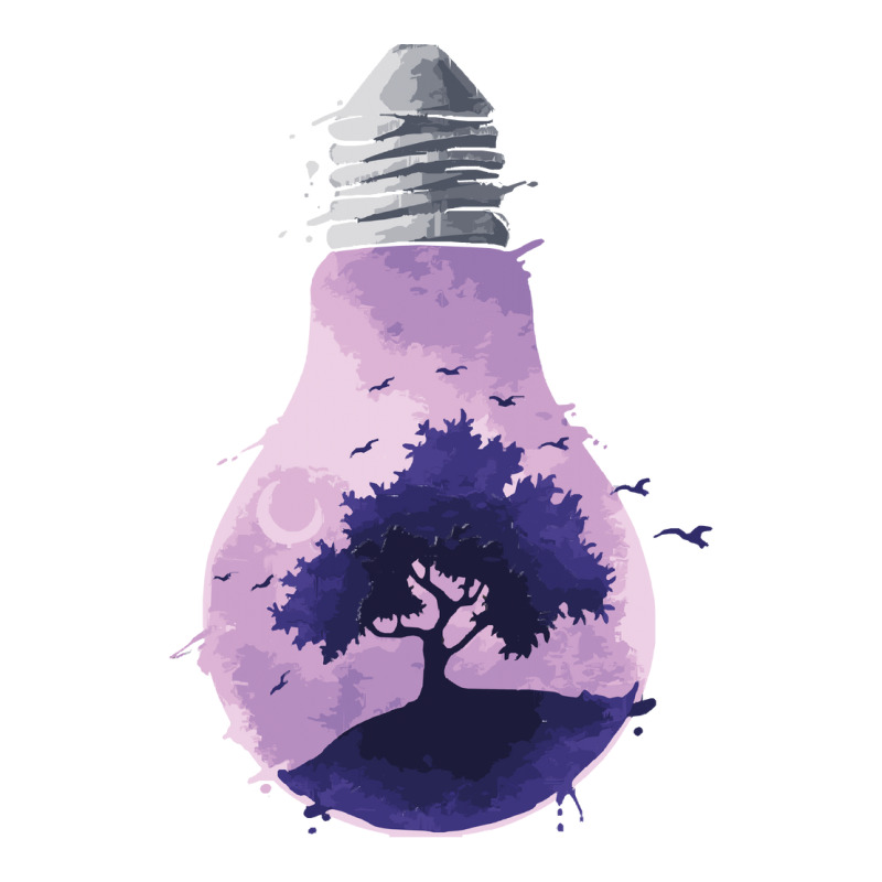 Bulb Of Light T  Shirt Bulb Of Light   Purple Nature T  Shirt Debie Paper Bag - 10 X 5 X 13 | Artistshot