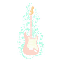 Electric Guitar T  Shirt Pink S  Style Electric Guitar Flowering Vines Double Wine Paper Bag - 6 1/2 X 3 1/2 X 12 3/8 | Artistshot