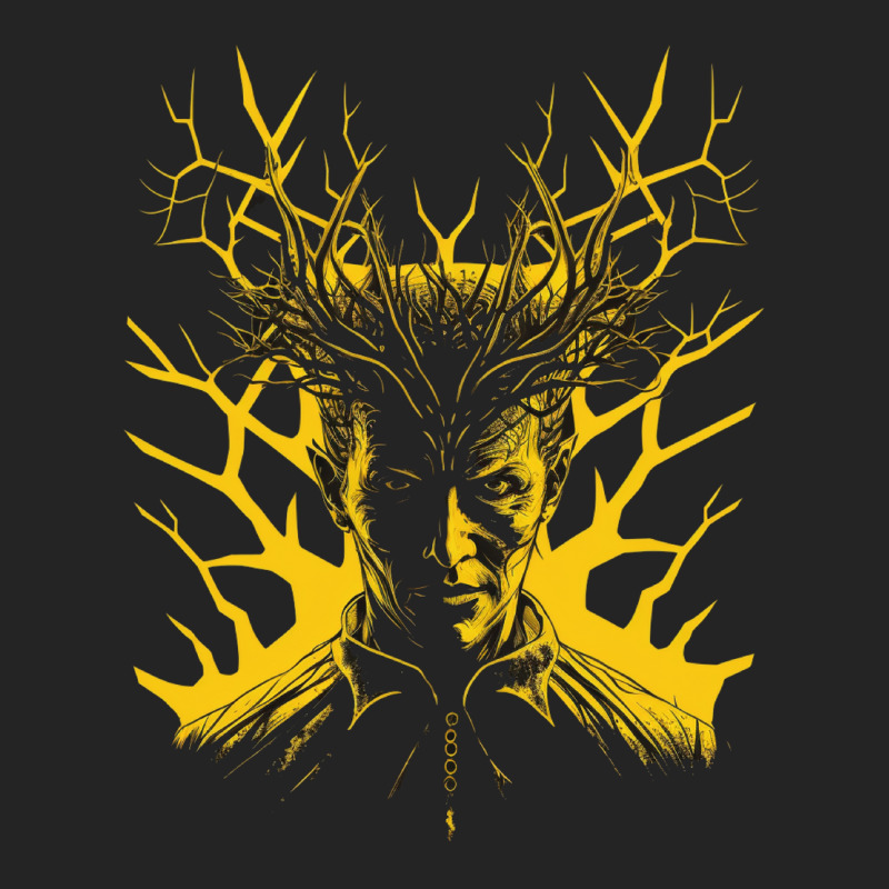 Yellow King 3/4 Sleeve Shirt by fenixhorror | Artistshot