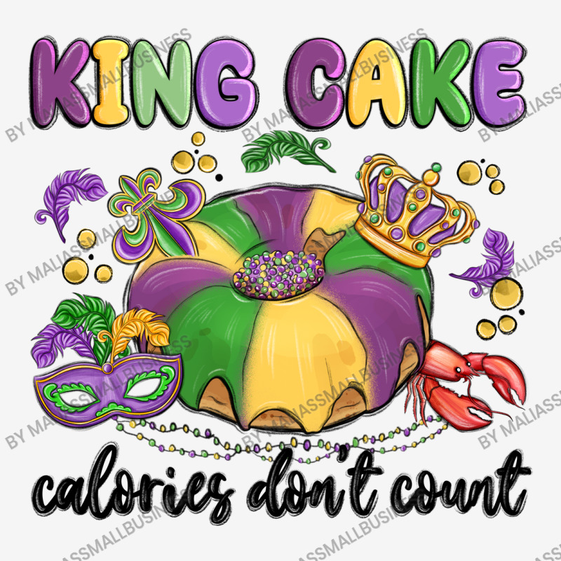 King Cake Calories Don't Count Adjustable Cap | Artistshot