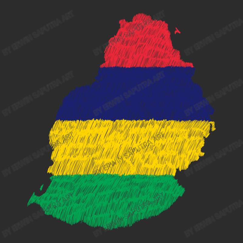 Mauritius Map Flag Drawing Line Art Baseball Cap by Erwin Saputra Art | Artistshot