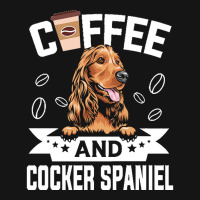 Dog Lover Gifts T  Shirt Coffee And Cocker Spaniel Dog Design For Dog Mesh Cap | Artistshot