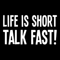 Funny Life Is Short Talk Fast Throw Pillow | Artistshot