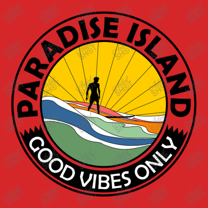 Paradise Island Good Vibes Only Summer Trucker Cap by Disgus_Thing | Artistshot