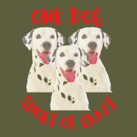 One Dog Short Of Crazy T  Shirtone Dog Short Of Crazy T  Shirt (14) Camo Snapback | Artistshot