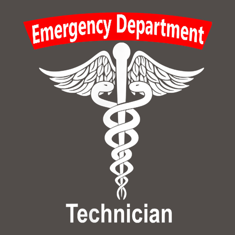 Emergency Department Technician Ed Tech Medical Caduceus Er T Shirt Flat Bill Snapback Cap | Artistshot