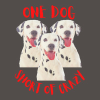 One Dog Short Of Crazy T  Shirtone Dog Short Of Crazy T  Shirt (14) Flat Bill Snapback Cap | Artistshot