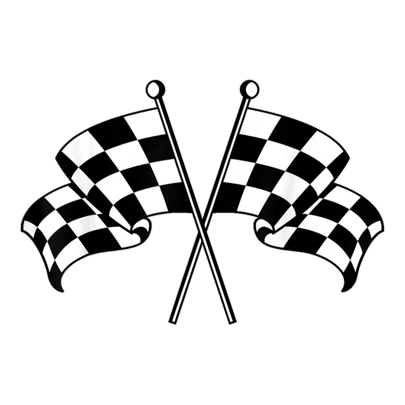 Car Racing Checkered Finish Line Flag Automobile Motor Race T Shirt ...