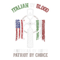 Italian By Blood American By Birth Patriot By Choice T Shirt Debie Paper Bag - 10 X 5 X 13 | Artistshot