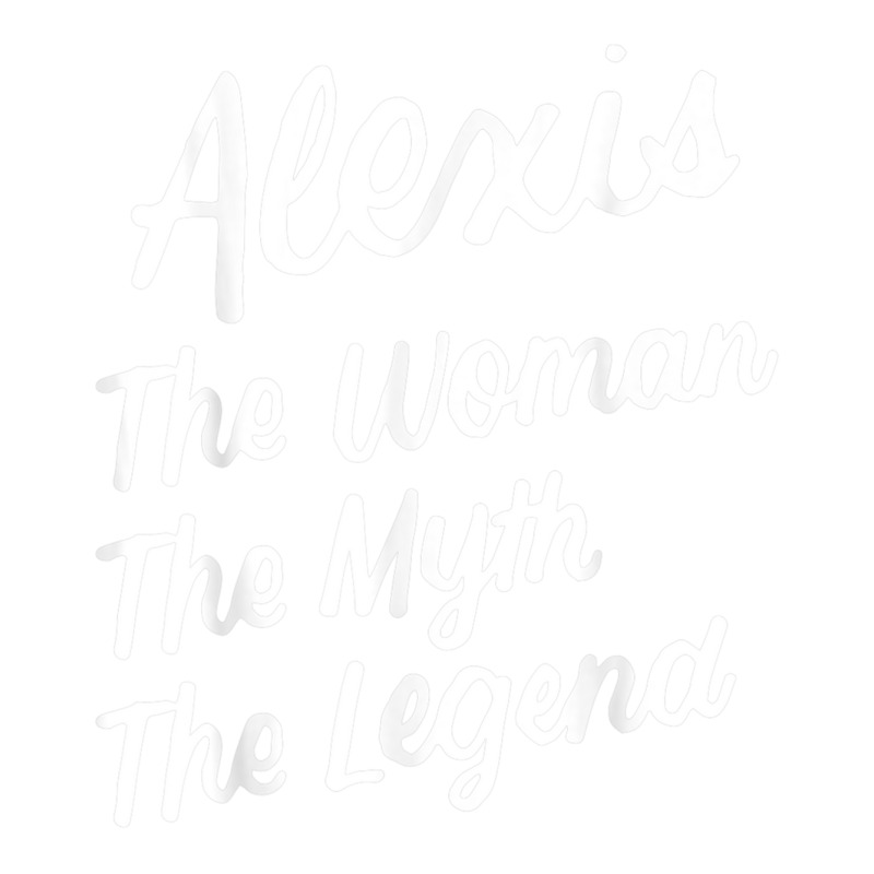 Alexis The Woman Myth Legend Personalized Name Birthday T Shirt Debie Paper Bag - 10 X 5 X 13 | Artistshot