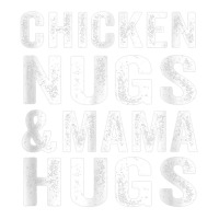 Chicken Nugs And Mama Hugs Toddler For Chicken Nugget Lover T Shirt Debie Paper Bag - 10 X 5 X 13 | Artistshot