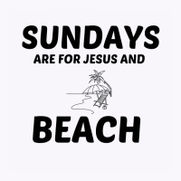 Beach And Jesus Sunday Tank Top | Artistshot